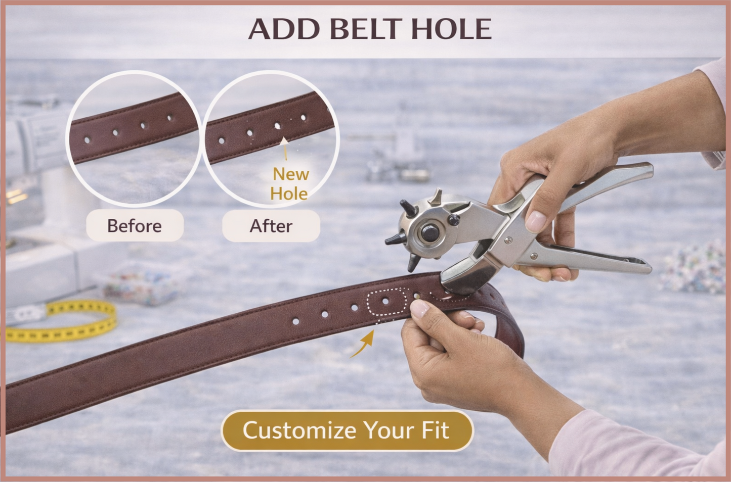 ADD BELT HOLE