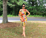 Yellow Floral Jazlyn Dress