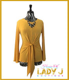 Mustard Knot Top