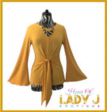 Mustard Knot Top