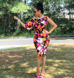 Colorful Floral Jazlyn Dress