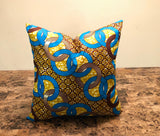 Links Chain Ankara Throw Pillows | Fall Accent Pillows