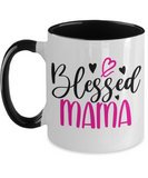 Blessed Mama Mug - BLACK