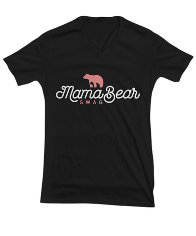 Mama Bear SWAG V Neck T-shirt