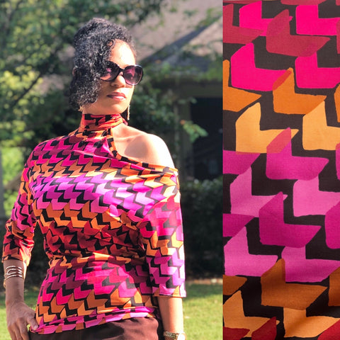 Earth Tone Ava Cold Shoulder Top