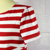 Mom and Daughter Striped Peppermint Dress