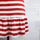 Mom and Daughter Striped Peppermint Dress