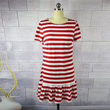 Mom and Daughter Striped Peppermint Dress
