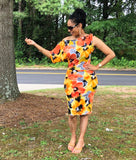 Yellow Floral Jazlyn Dress