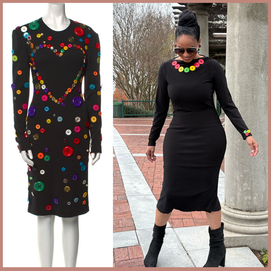 HONORING PATRICK KELLY: MY HANDMADE BUTTON DRESS TRIBUTE | Sewing & Design