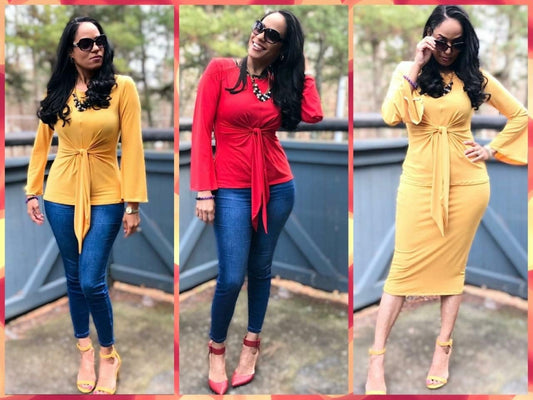 Self-made Knot Tie Top | New Fashion 2021 | Bryanna Knot Top