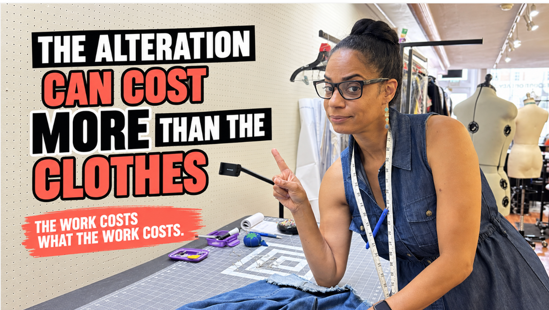 Why Can an Alteration Cost More Than the Clothing?