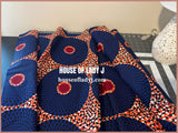 CRIMSON ORBIT – Handmade Pillow & Lampshade Set