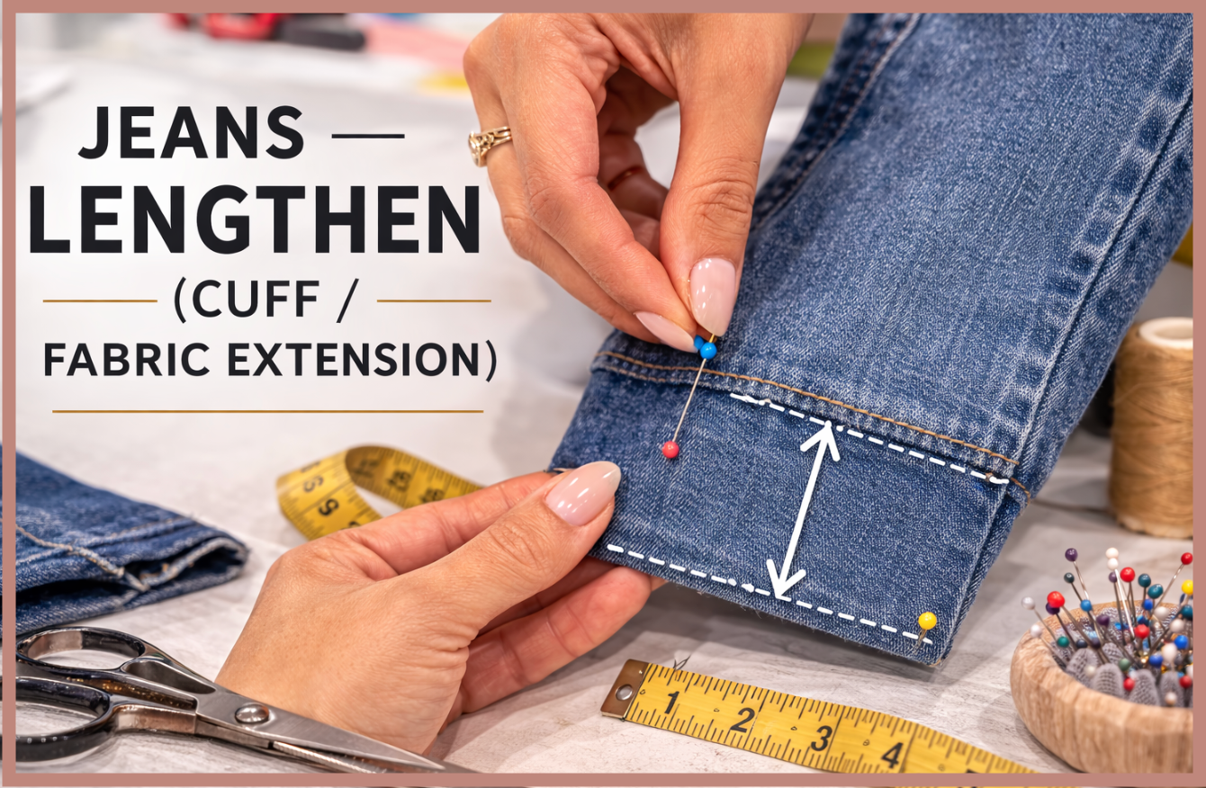 JEANS - LENGTHEN (CUFF EXTENSION)