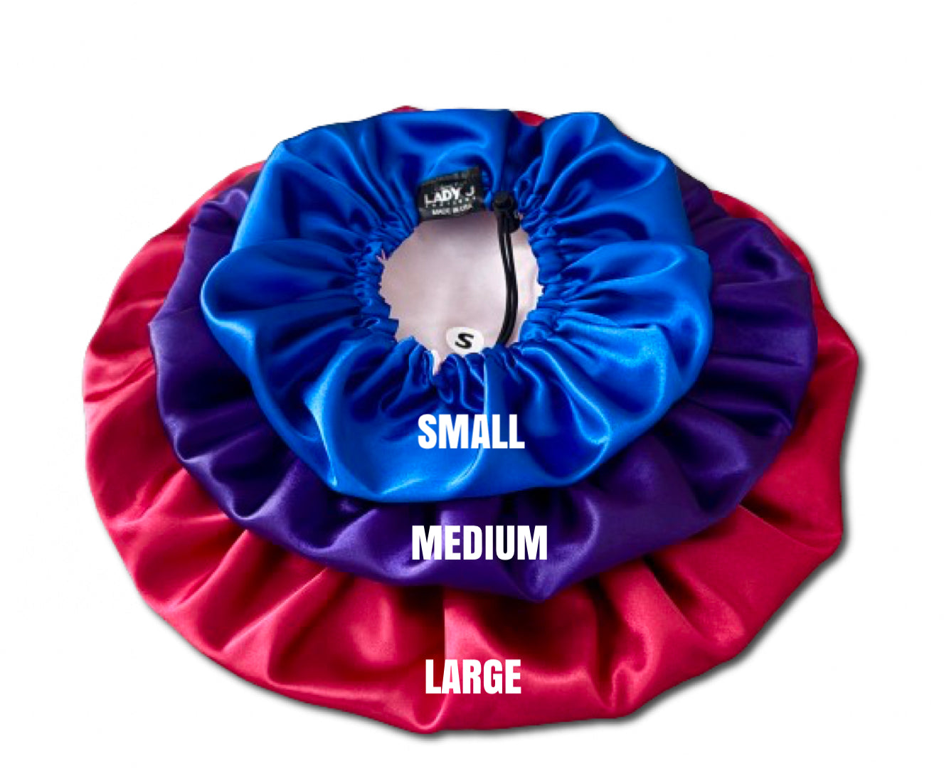 PURPLE REVERSIBLE & ADJUSTABLE HAIR BONNET