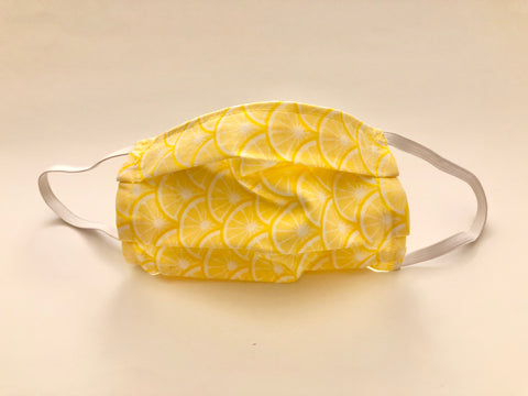 Lemon Yellow Solid Mask
