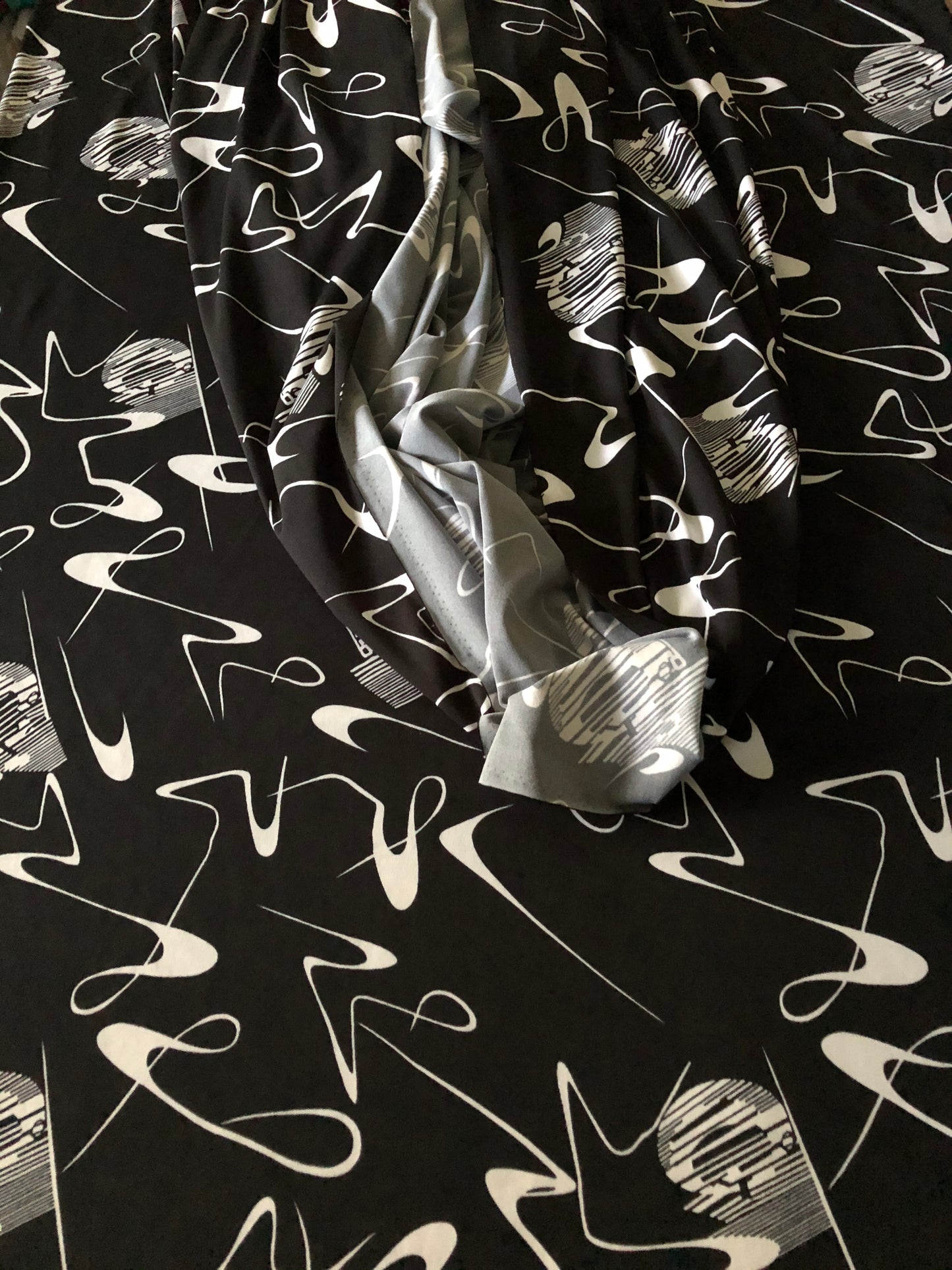 Black & White Splash Jazlyn Dress