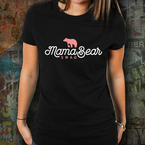 Mama Bear SWAG V Neck T-shirt