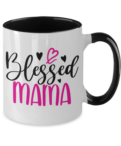 Blessed Mama Mug - BLACK