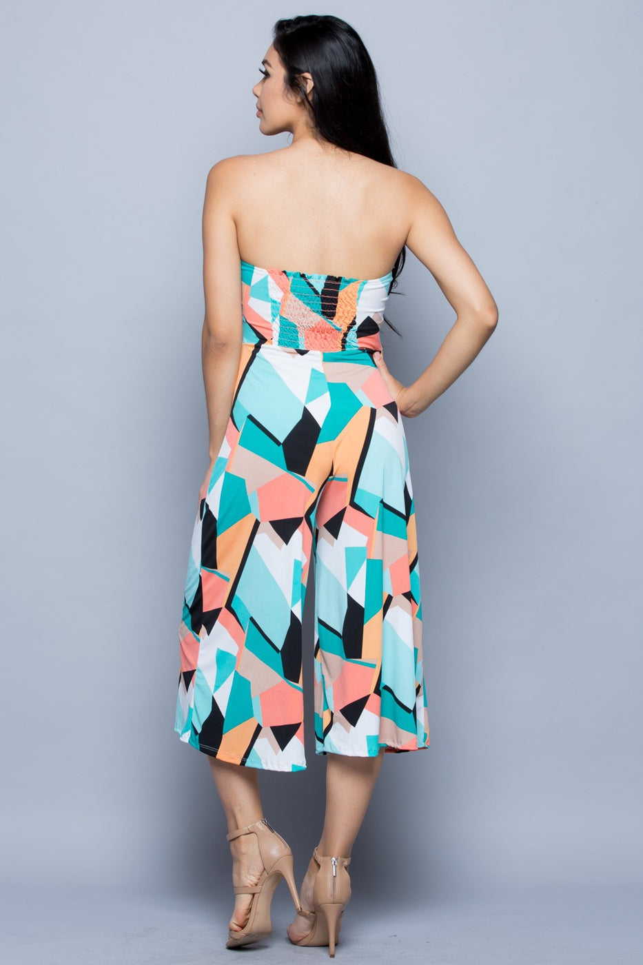 Multi Mint Candy Romper